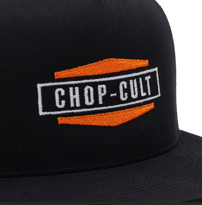 Snap Back Hat ChopCult '66 Logo - Black