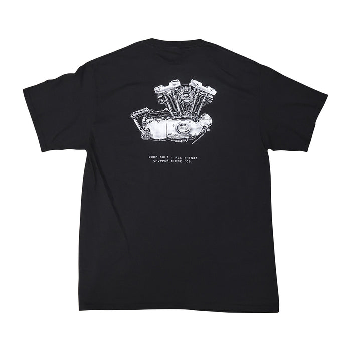 ChopCult Ironhead Sportster Engine T-Shirt