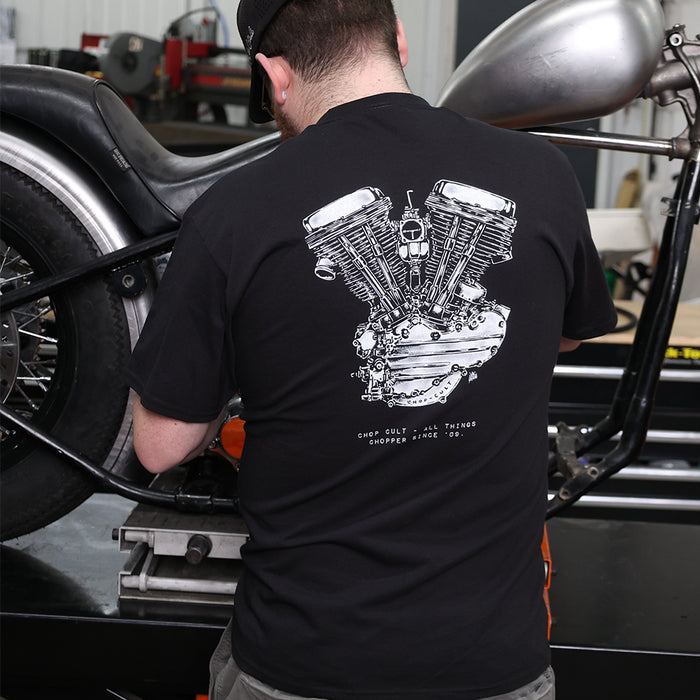 ChopCult Panhead Engine T-Shirt