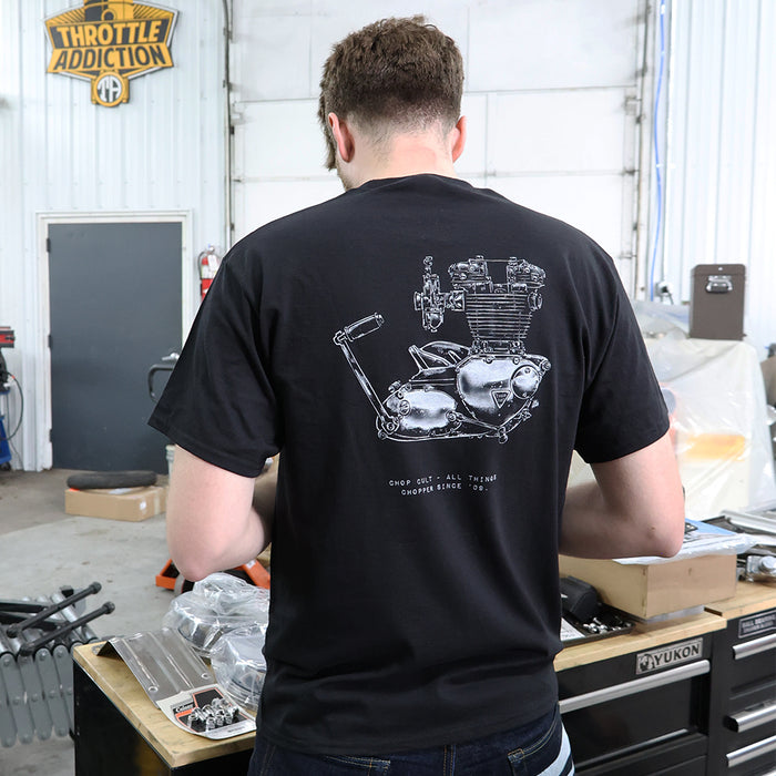 ChopCult Unit Triumph Engine T-Shirt