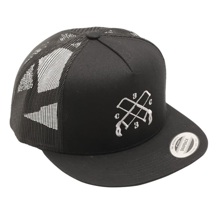 ChopCult 33 Hacksaw Embroidered Hat - Black