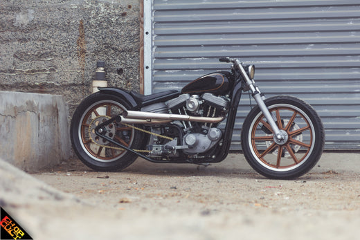 Custom sportster motorcycle