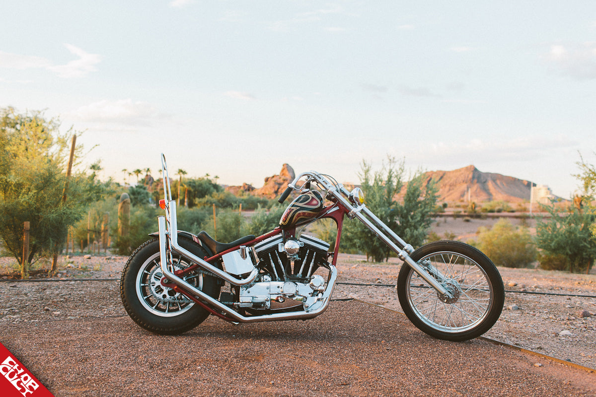Throttle Addiction's Zach Boxx and His Hardtail Sportster Chopper