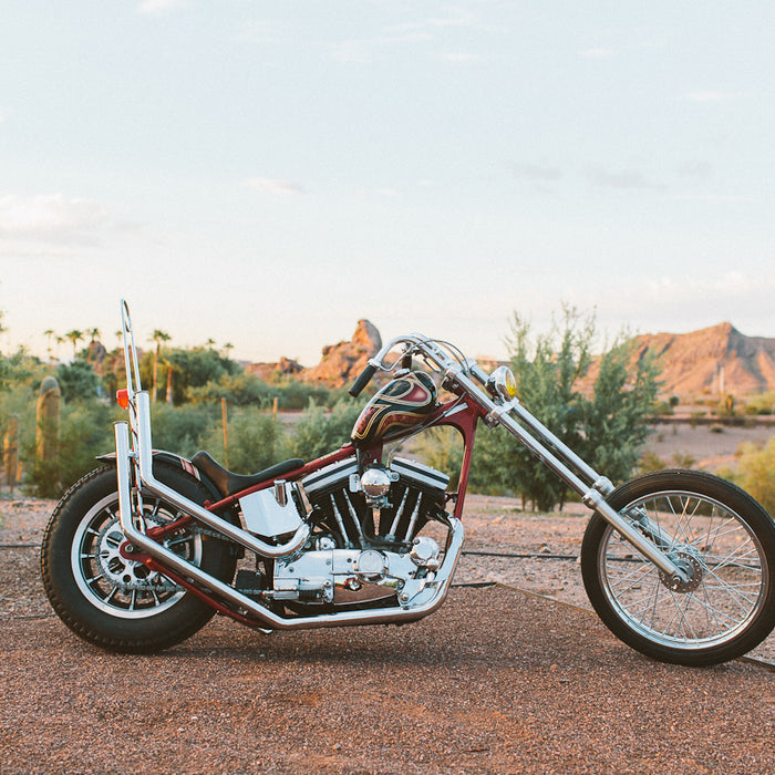 Throttle Addiction's Zach Boxx and His Hardtail Sportster Chopper