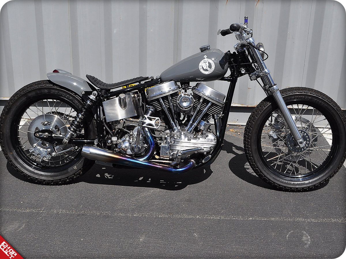 Custom panhead motorcycle