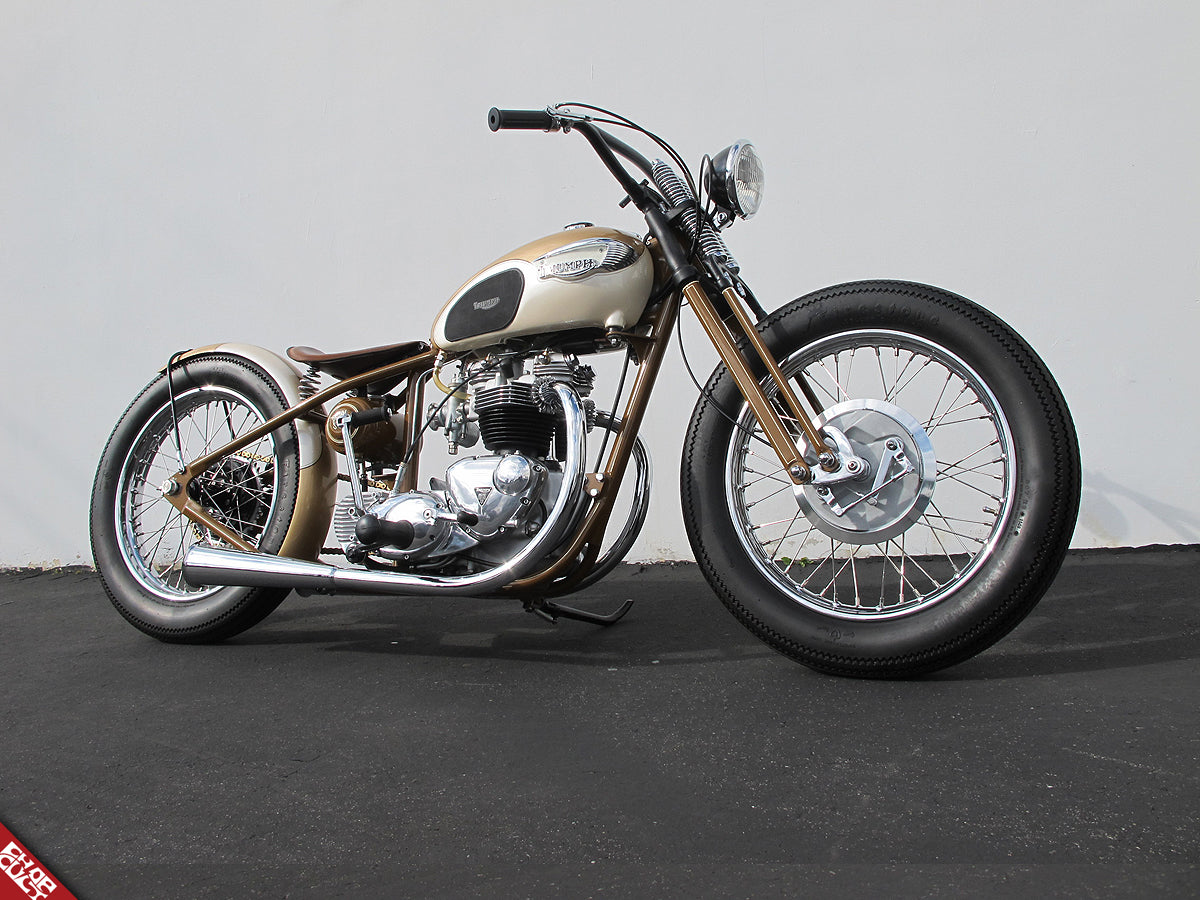 Custom Triumph motorcycle