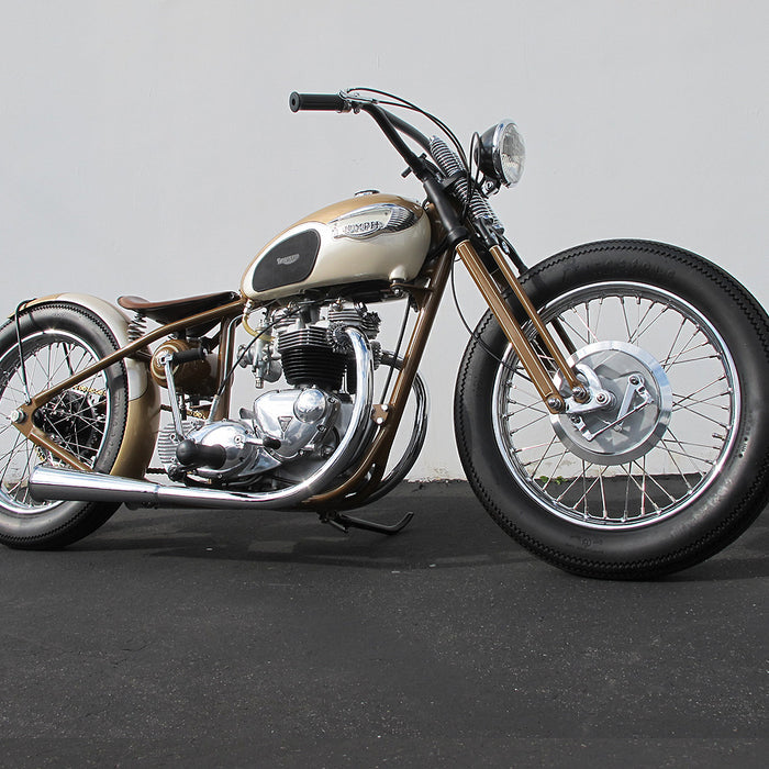 Custom Triumph motorcycle