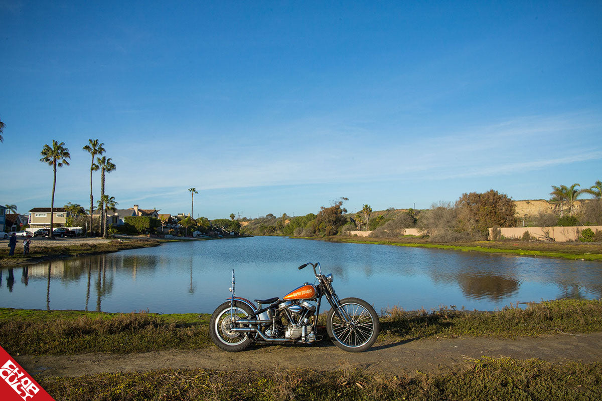 Panhead motorcycle