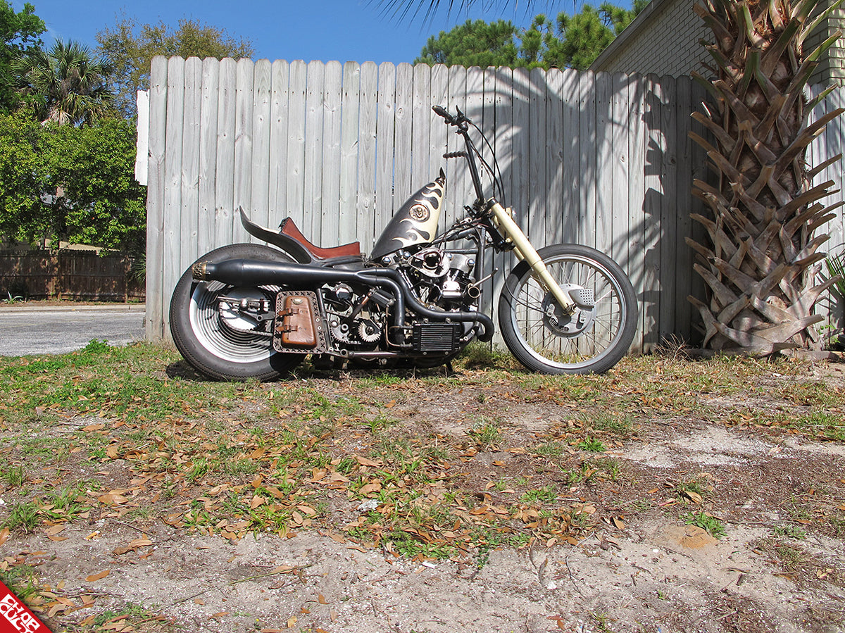 Custom knucklehead motorcycle