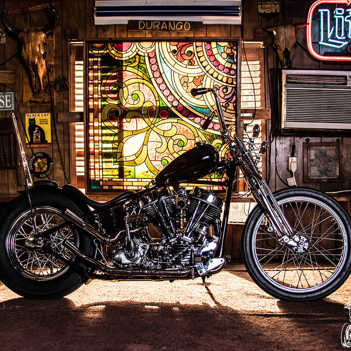 Panhead motorcycle