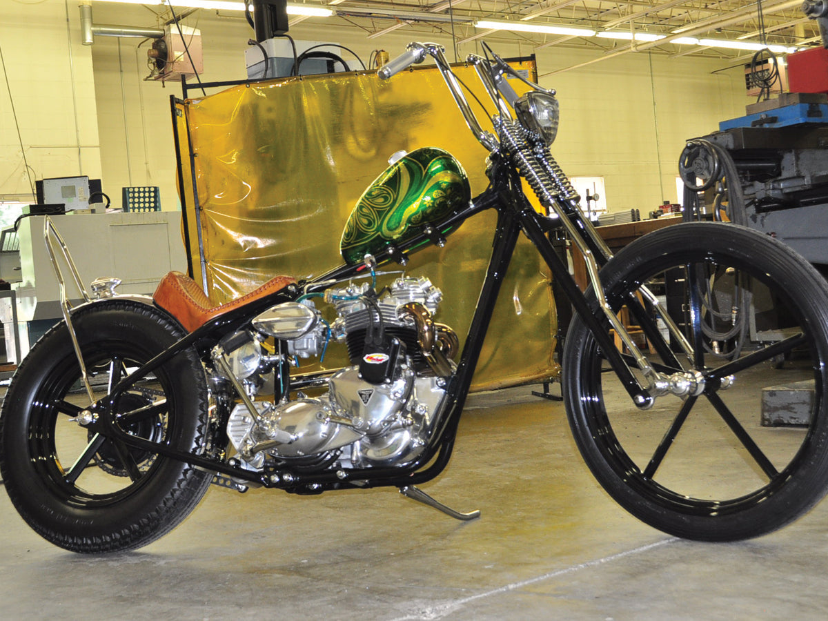 A photo of the right side of the bike discussed in this post. 