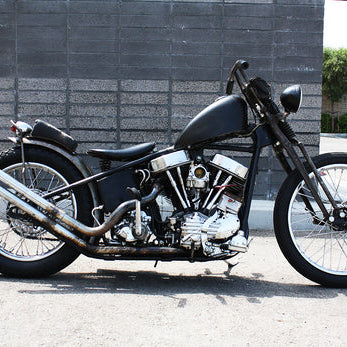 Custom panhead motorcycle