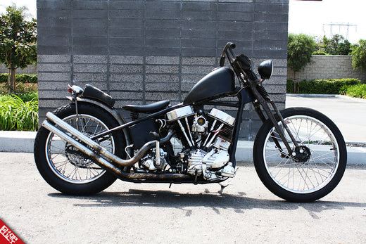 Custom panhead motorcycle