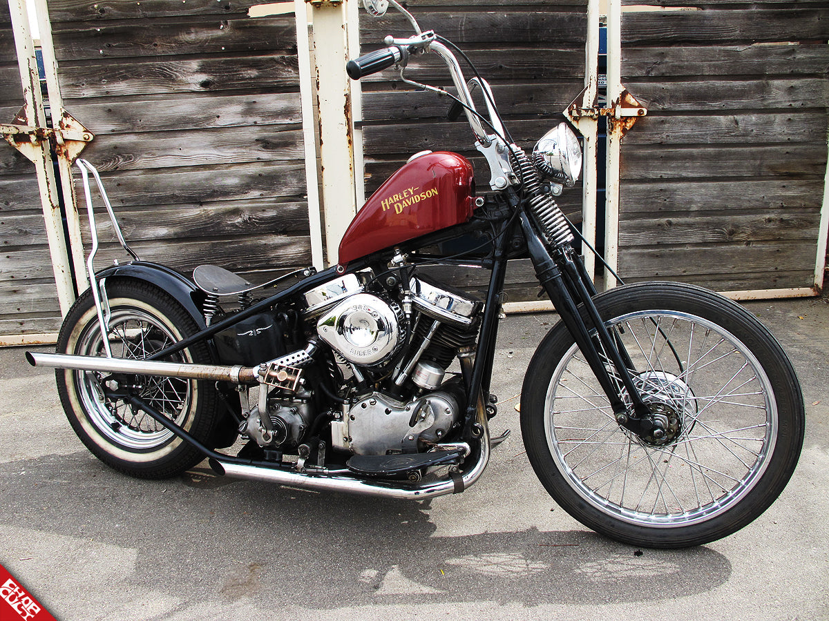 Custom panhead motorcycle