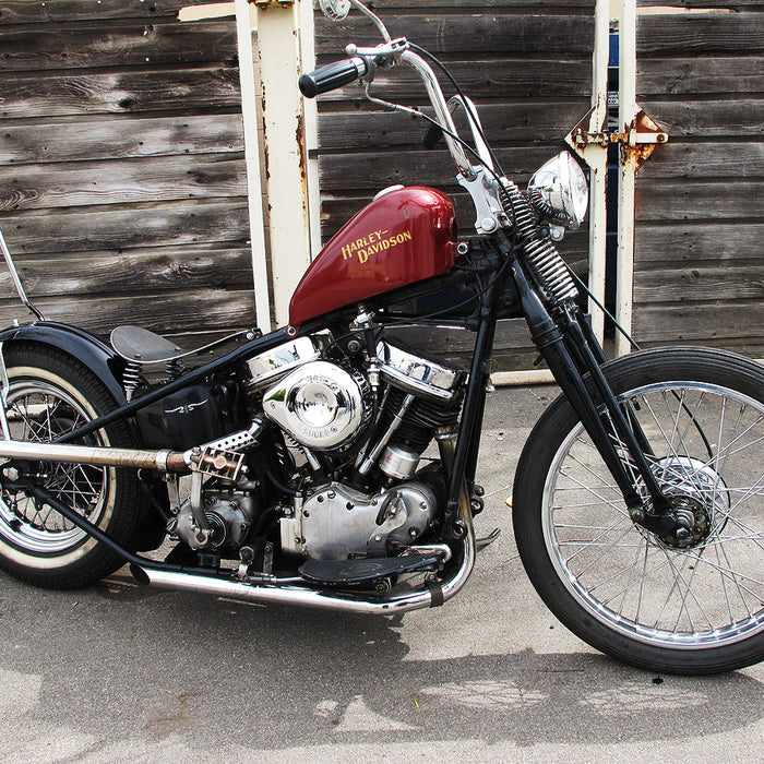 Custom panhead motorcycle