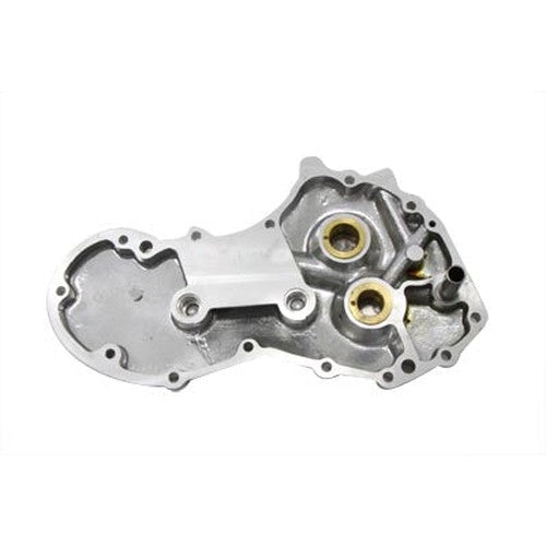 8-Finned Panhead Cam Cover Natural - V-Twin 10-0066 - OEM 25216-48