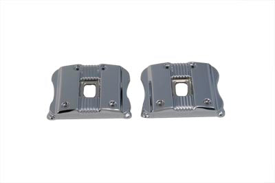 V-Twin Manufacturing Chrome Rocker Box Cover Set