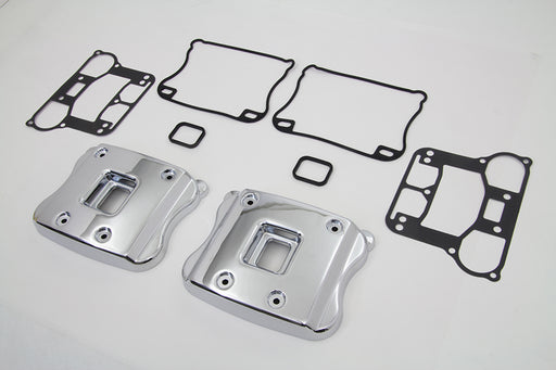 V-Twin Manufacturing Smooth Rocker Box Cover Set - additional view 2