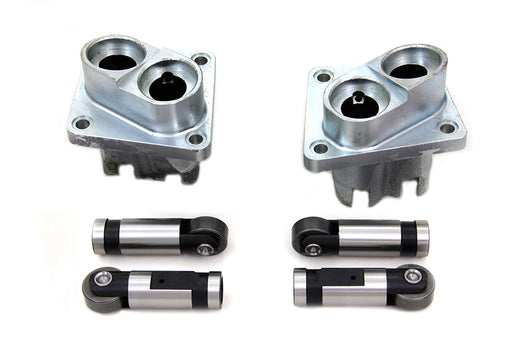 V-Twin Manufacturing Hydraulic Tappet Block and Lifter Kit Zinc