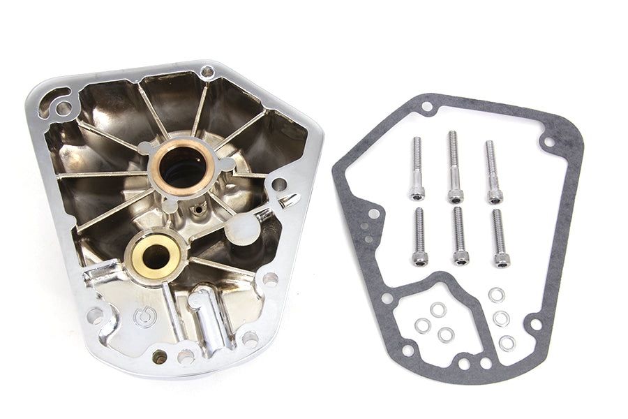 V-Twin Manufacturing Chrome Nose Cone Cam Cover - additional view 4