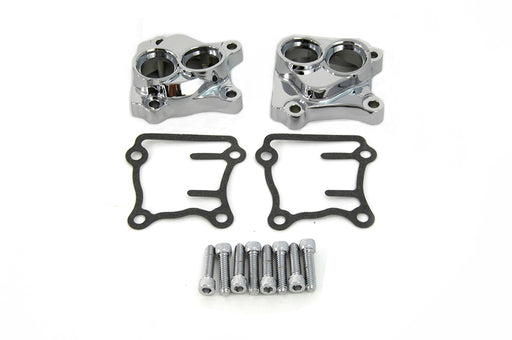 V-Twin Manufacturing Tappet Block Kit Chrome