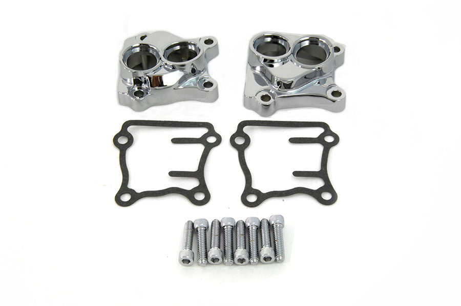 V-Twin Manufacturing Tappet Block Kit Chrome