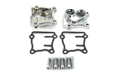 V-Twin Manufacturing Tappet Block Kit Chrome - additional view 2