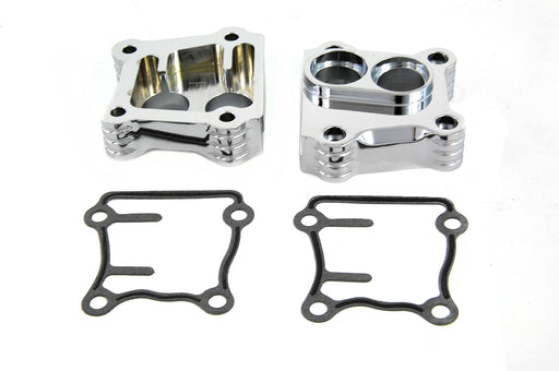 V-Twin Manufacturing Chrome Billet Tappet Block Set - additional view 2