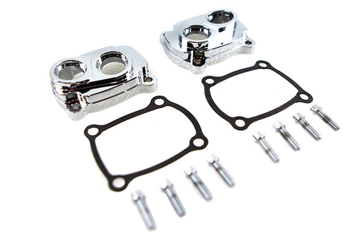 Jims Jims M8 Low Profile Billet Tappet Block Kit Chrome