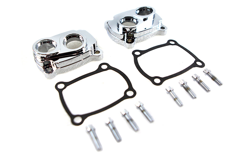 Jims Jims M8 Low Profile Billet Tappet Block Kit Chrome