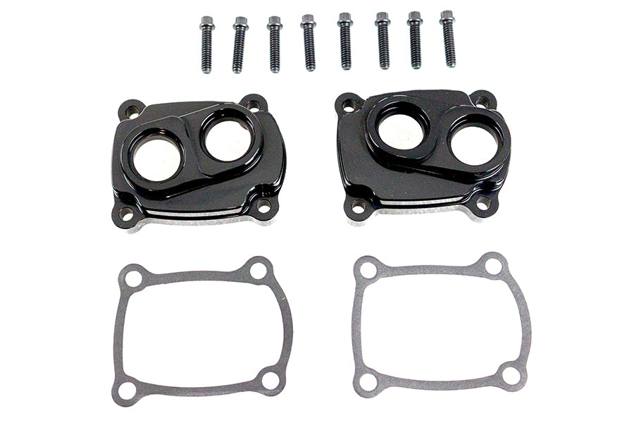 Jims Jims M8 Low Profile Billet Tappet Block Kit Black Anodize