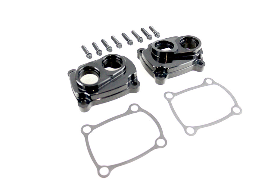 Jims Jims M8 Low Profile Billet Tappet Block Kit Black Anodize - additional view 4