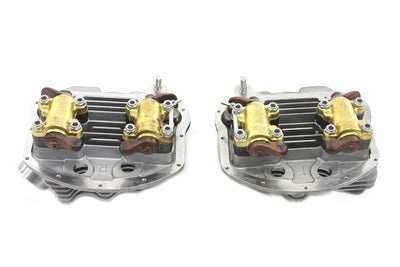 V-Twin Manufacturing Panhead Cylinder Heads Full Assembly - additional view 2