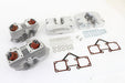 V-Twin Manufacturing Cylinder Head Set with Polished Rocker Box