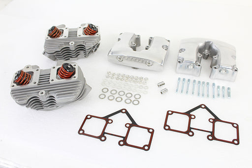 V-Twin Manufacturing Cylinder Head Set with Polished Rocker Box - additional view 2