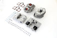 V-Twin Manufacturing Cylinder Head Set with Polished Rocker Box - additional view 3