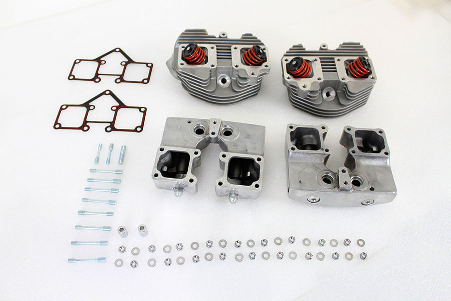 V-Twin Manufacturing Cylinder Head Set with Polished Rocker Box - additional view 4