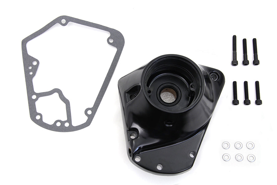 V-Twin Manufacturing Black Nose Cone Cam Cover