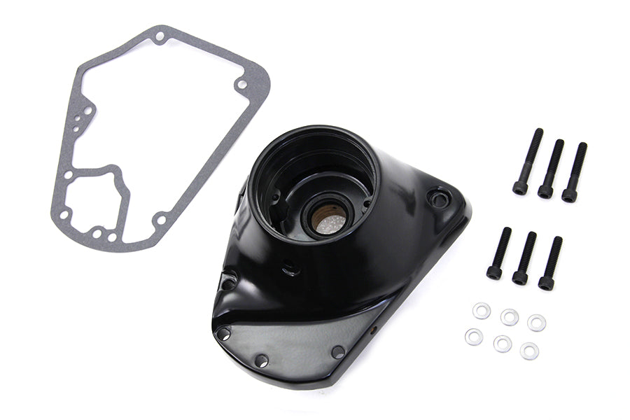 V-Twin Manufacturing Black Nose Cone Cam Cover - additional view 2