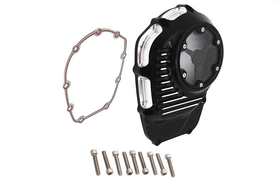 V-Twin Manufacturing M8 Clarity Cam Cover Black - additional view 3