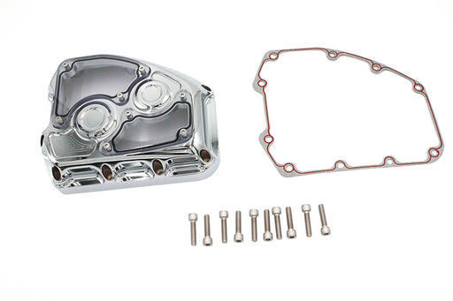V-Twin Manufacturing TC-88 Clarity Cam Cover Kit Chrome - additional view 2