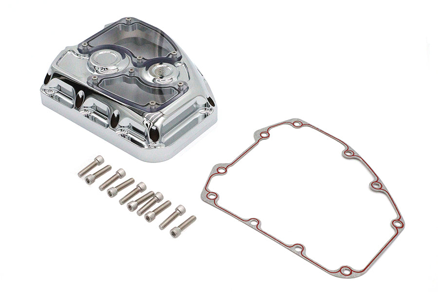 V-Twin Manufacturing TC-88 Clarity Cam Cover Kit Chrome - additional view 3