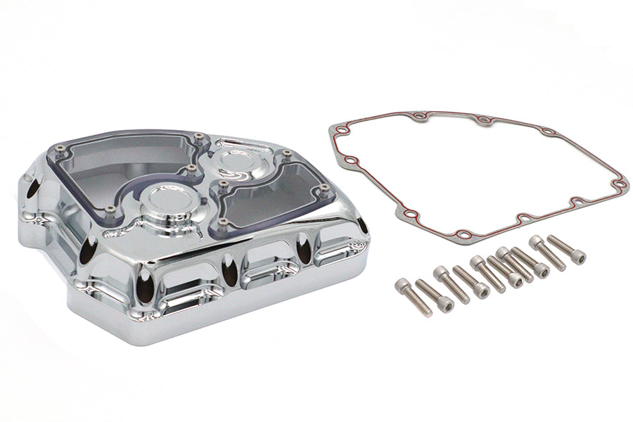 V-Twin Manufacturing TC-88 Clarity Cam Cover Kit Chrome - additional view 4