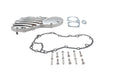 V-Twin Manufacturing Panhead Cam Cover Kit Natural Aluminum