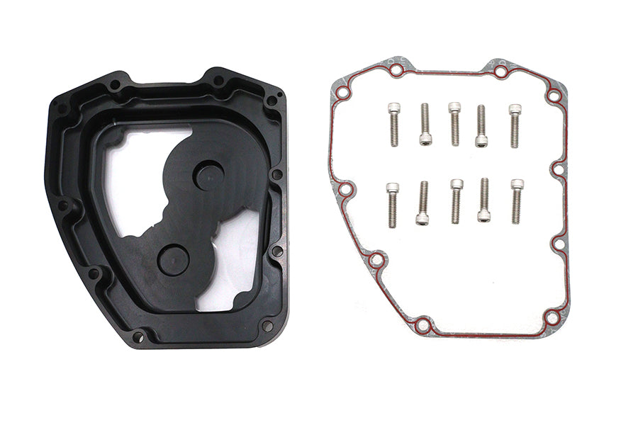 V-Twin Manufacturing CNC Clarity Cam Cover Black - additional view 4