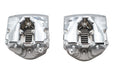 V-Twin Manufacturing Factory Sample Cylinder Head Set with Chrome Rocker Box