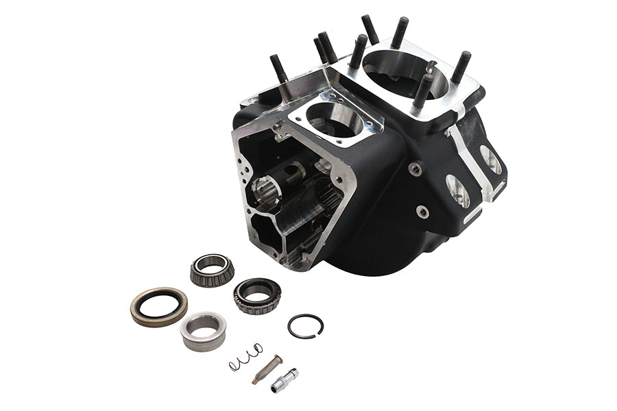 Ultima Shovelhead Ultima Engine Case Set Black - additional view 3