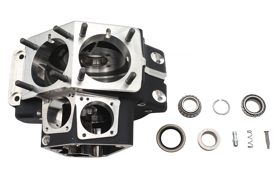 Ultima Shovelhead Ultima Engine Case Set Black - additional view 2