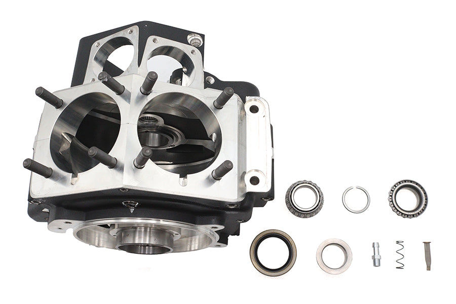 Ultima Shovelhead Ultima Engine Case Set Black - additional view 4