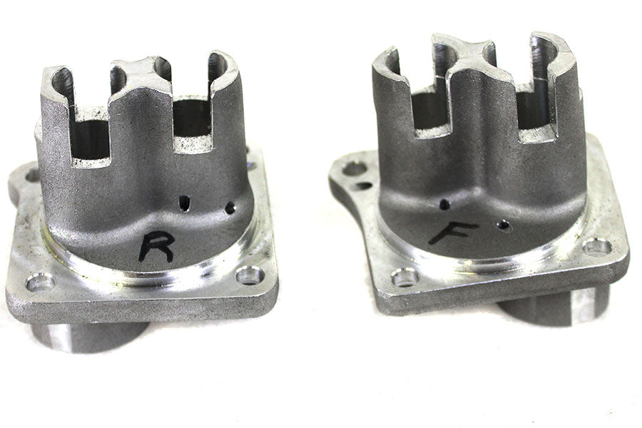V-Twin Manufacturing Natural Aluminum Tappet Block Set